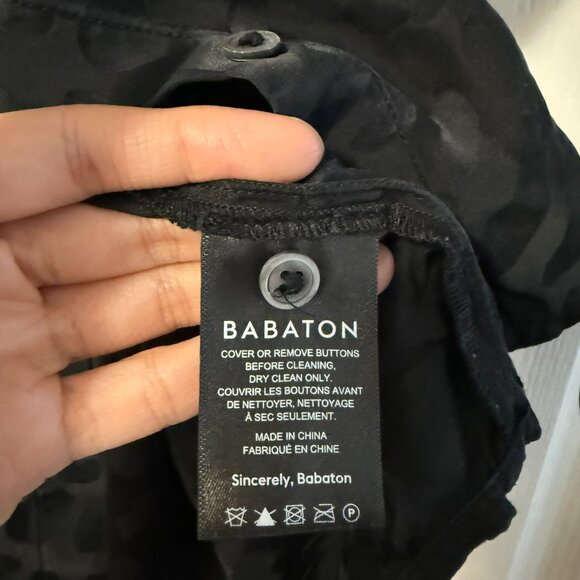 Aritzia Babaton Power Blouse in black Small - Picture 9 of 11